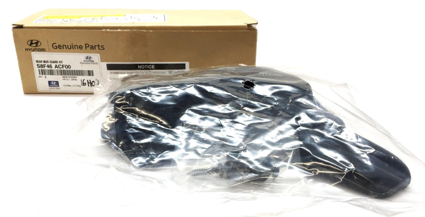 Hyundai Rear Mud Guard Kit S8F46 ACF00 (S8F46ACF00) NOS