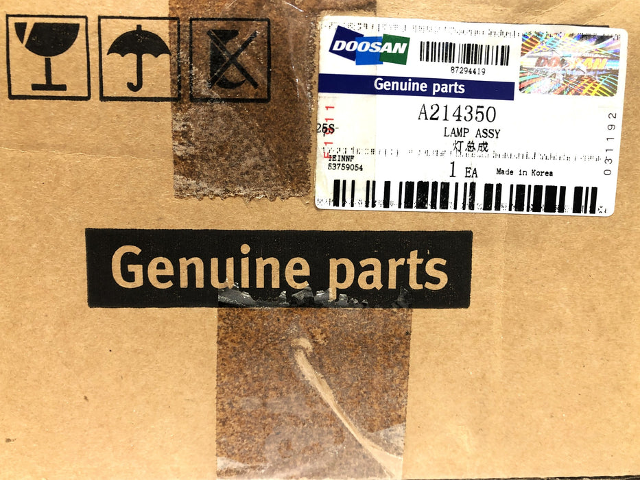 Doosan Lamp Assembly A214350 NOS