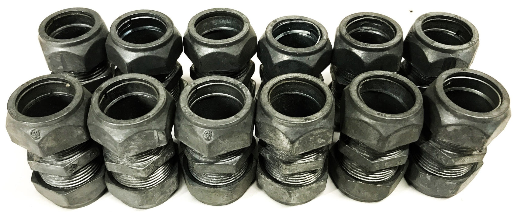 Unbranded 1/2 inch Universal Compression Coupling [Lot of 12] NOS
