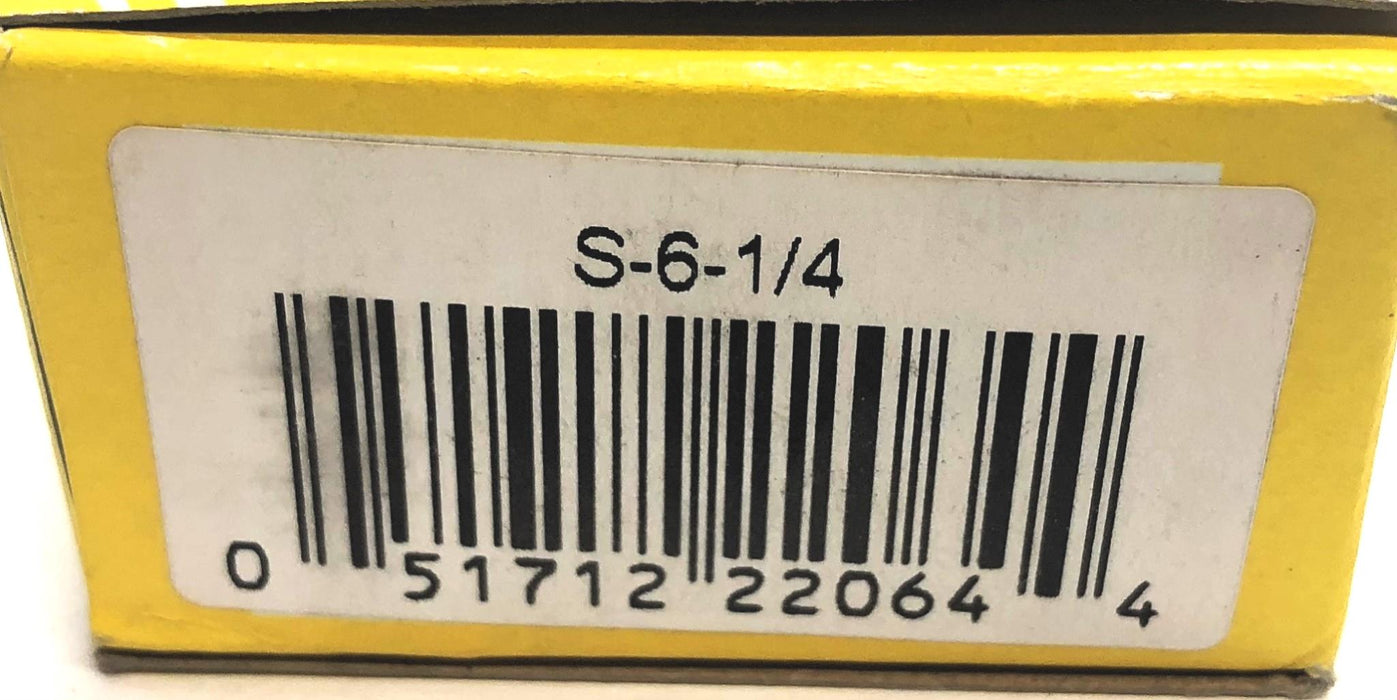 Bussmann Pack of (4) Dual-Element Time Delay Fuses S-6-1/4 (1CZ32) NOS