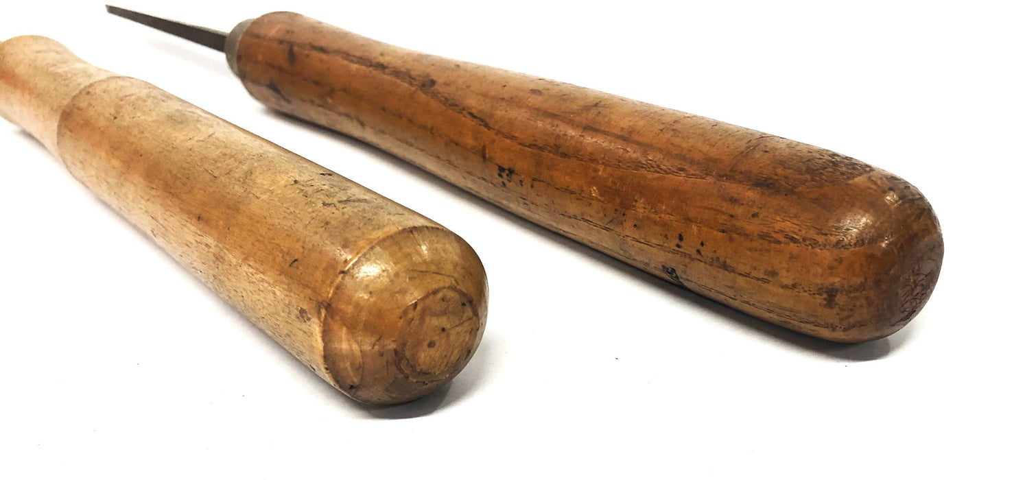Buck Bros/Unbranded Vintage Long Handle Bevel Chisel 1/2 Inch [Lot of 2] USED