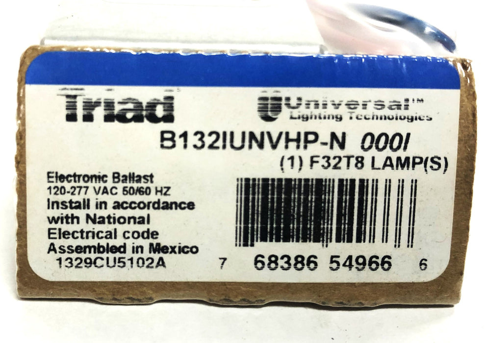 Universal Triad 120-277V 50/60Hz Electronic Ballast B132IUNVHP-N [Lot of 2] NOS