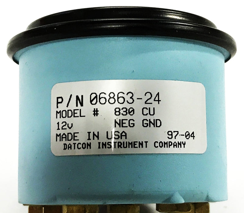 Datcon Model 830CU Battery Voltage Gauge 06863-24 NOS