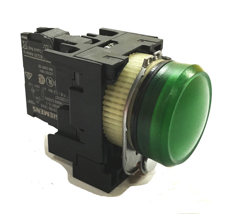 Siemens Push Button Switch Green 3SU1106-6AA40-1AA0 NOS
