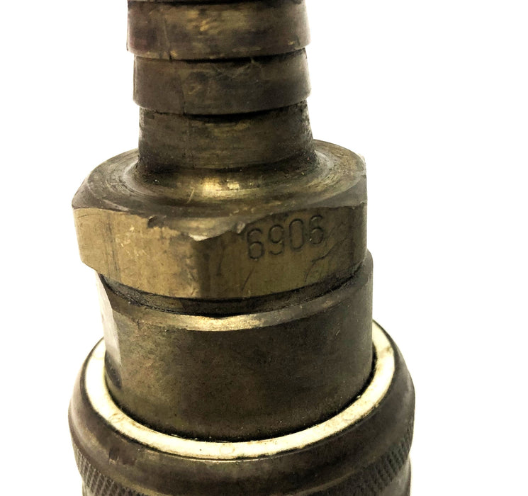 Foster Brass 1-Way Automatic Hose Stem Socket Sleeve 6906 NOS