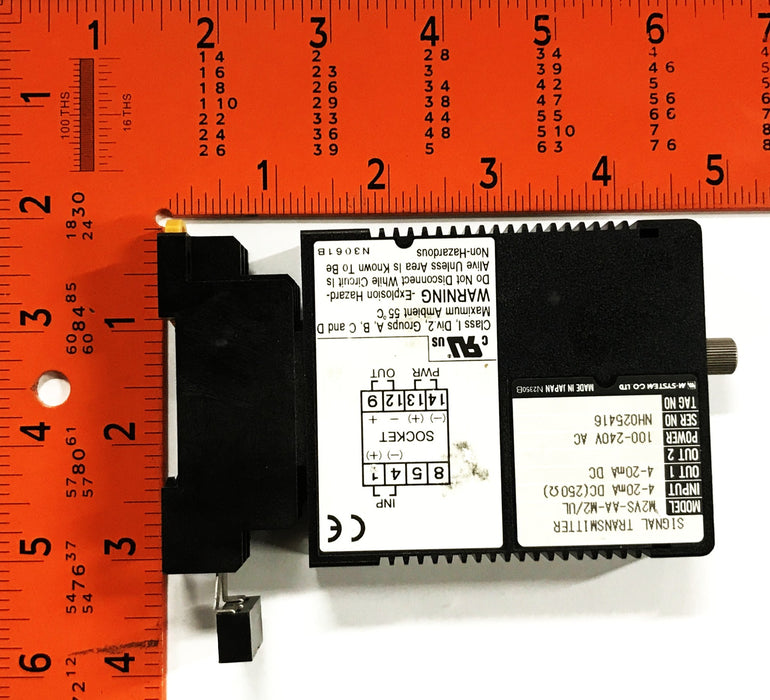 M-System Model M2VS Signal Transmitter M2VS-AA-M2/UL NOS