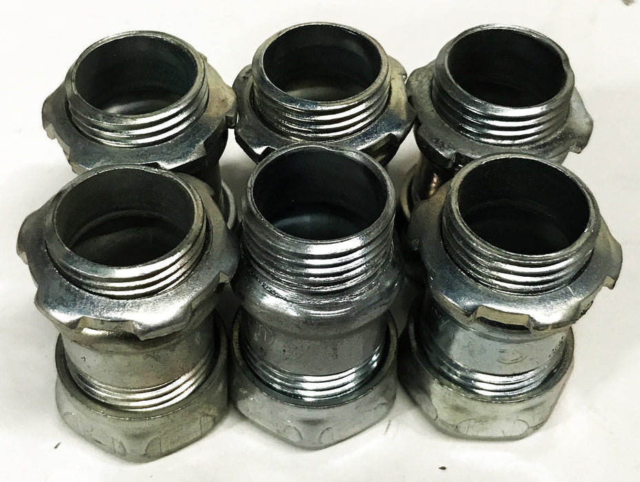 Unbranded 1/2 inch Compression Coupling [Lot of 6] NOS