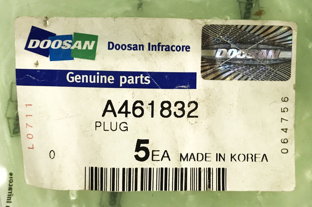 Doosan Forklift Plug A461832 [Lot of 5] NOS