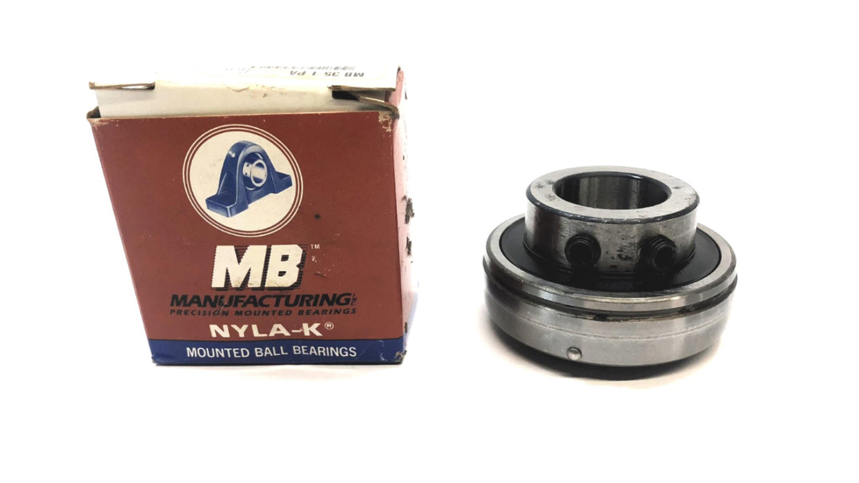 MB Insert Ball Bearing MB-35-1-PA NOS