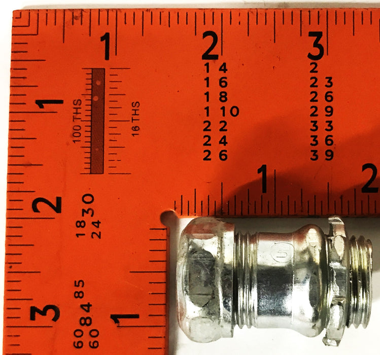 Unbranded 1/2 inch Compression Coupling [Lot of 6] NOS