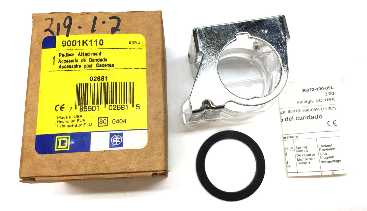 Square D Padlock Attachment 9001K110 NOS