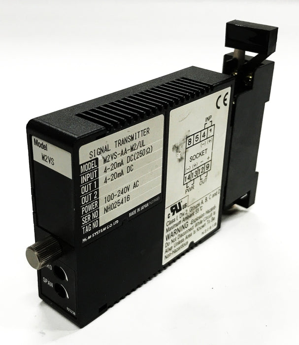 M-System Model M2VS Signal Transmitter M2VS-AA-M2/UL NOS