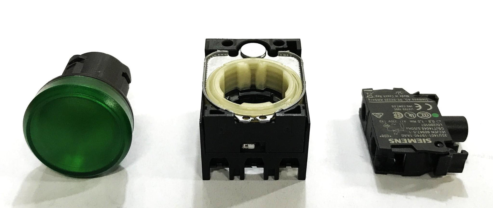 Siemens Push Button Switch Green 3SU1106-6AA40-1AA0 NOS