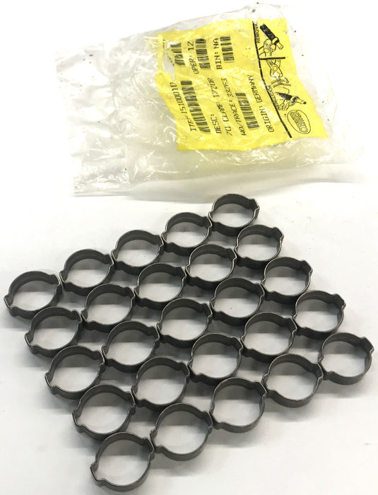 OETIKER Double Ear Clamp Pack Of 25 1720R NOS