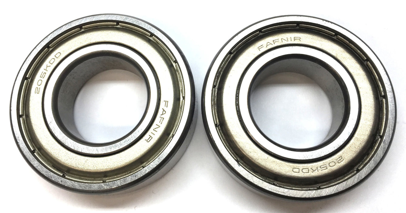 Fafnir Dual-Sided Shielded Roller Ball Bearing (No Box) 205KDD [Lot of 2] NOS