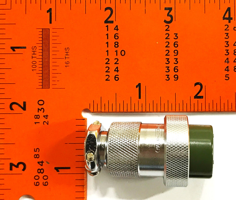 Unbranded Threaded Circular Connector Plug NCS-255-P [Lot of 3] NOS