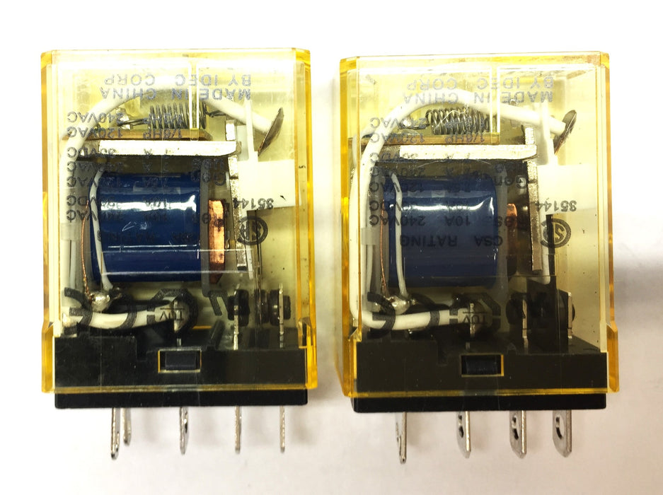 IDEC 10A General Purpose Relay RH1B-UL-AC120V [Lot of 2] NOS