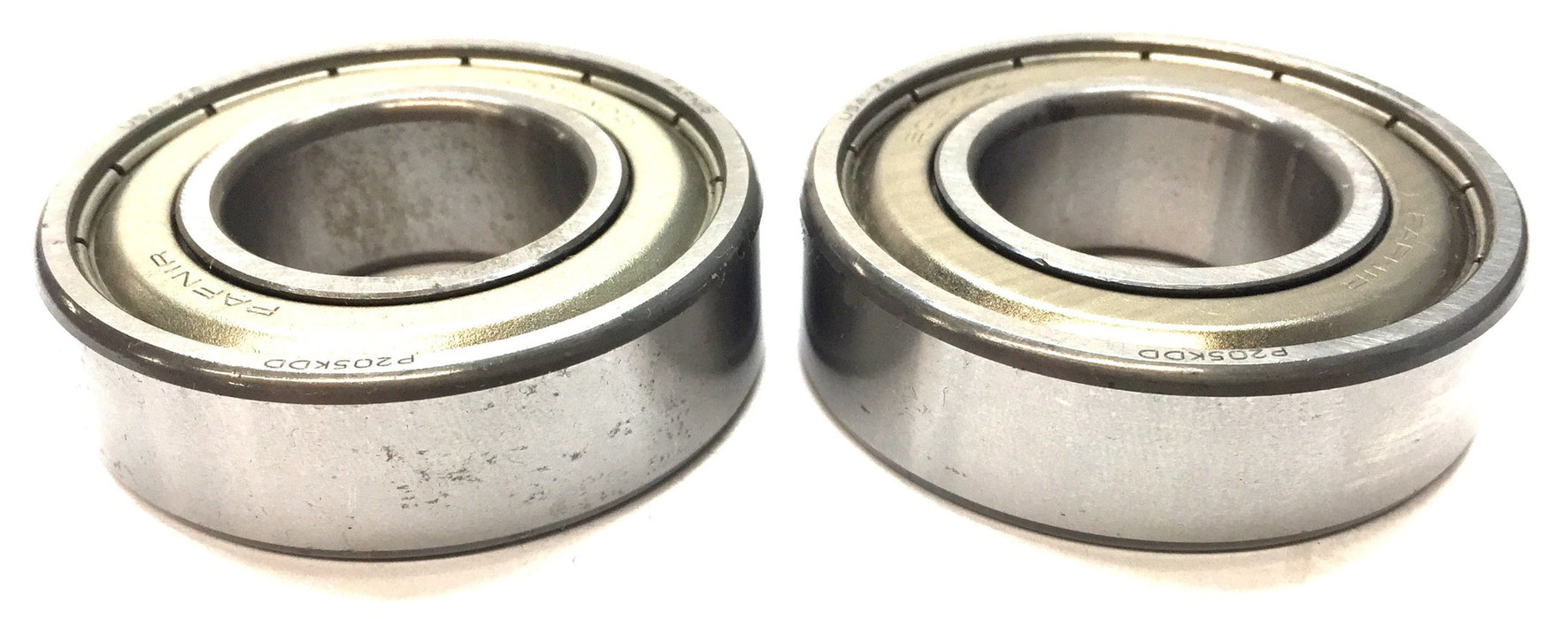 Fafnir Dual-Sided Shielded Roller Ball Bearing (No Box) 205KDD [Lot of 2] NOS