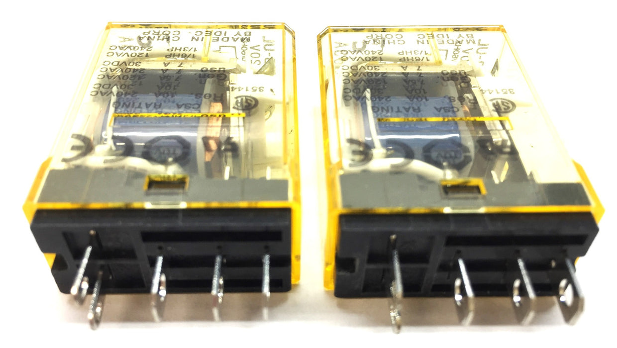 IDEC 10A General Purpose Relay RH1B-UL-AC120V [Lot of 2] NOS