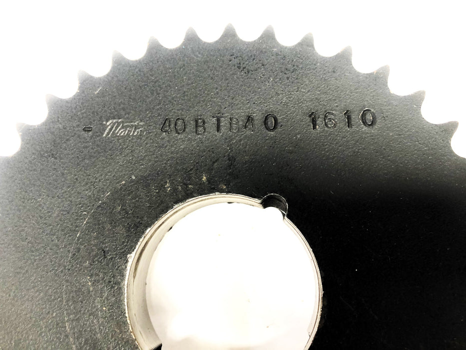 Martin 1610 Tapered Bore Roller Chain Sprocket 40BTB40 NOS
