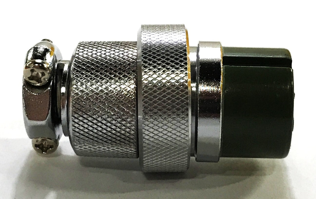 Unbranded Threaded Circular Connector Plug NCS-255-P [Lot of 3] NOS