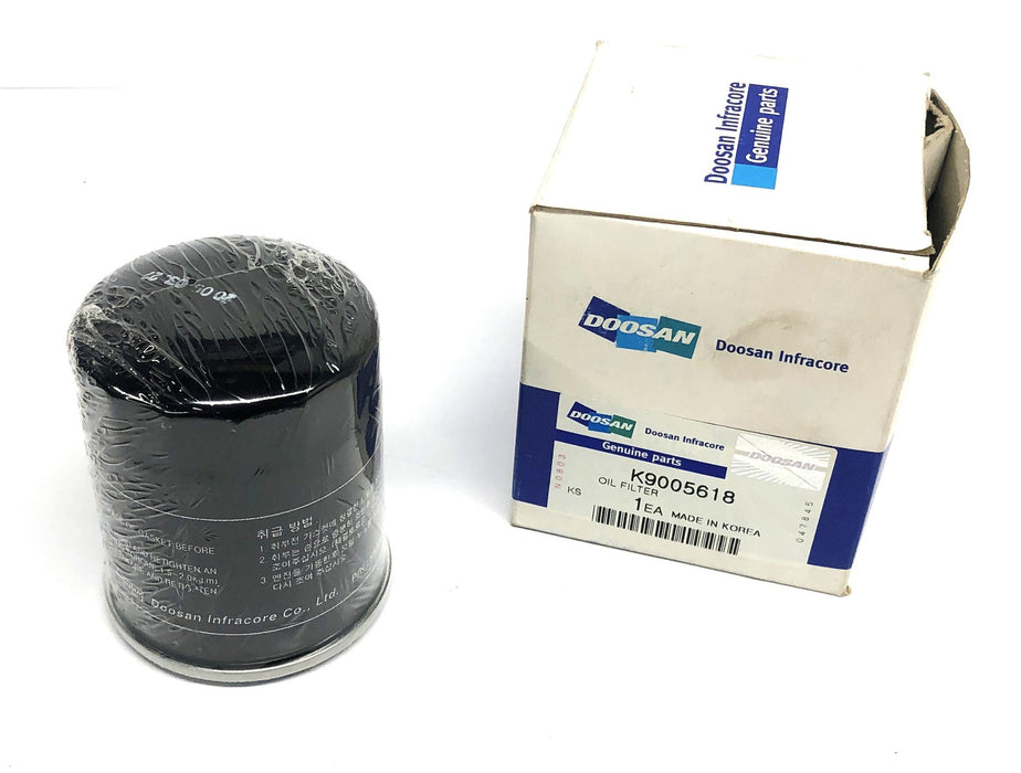 Doosan Oil Filter K9005618 NOS
