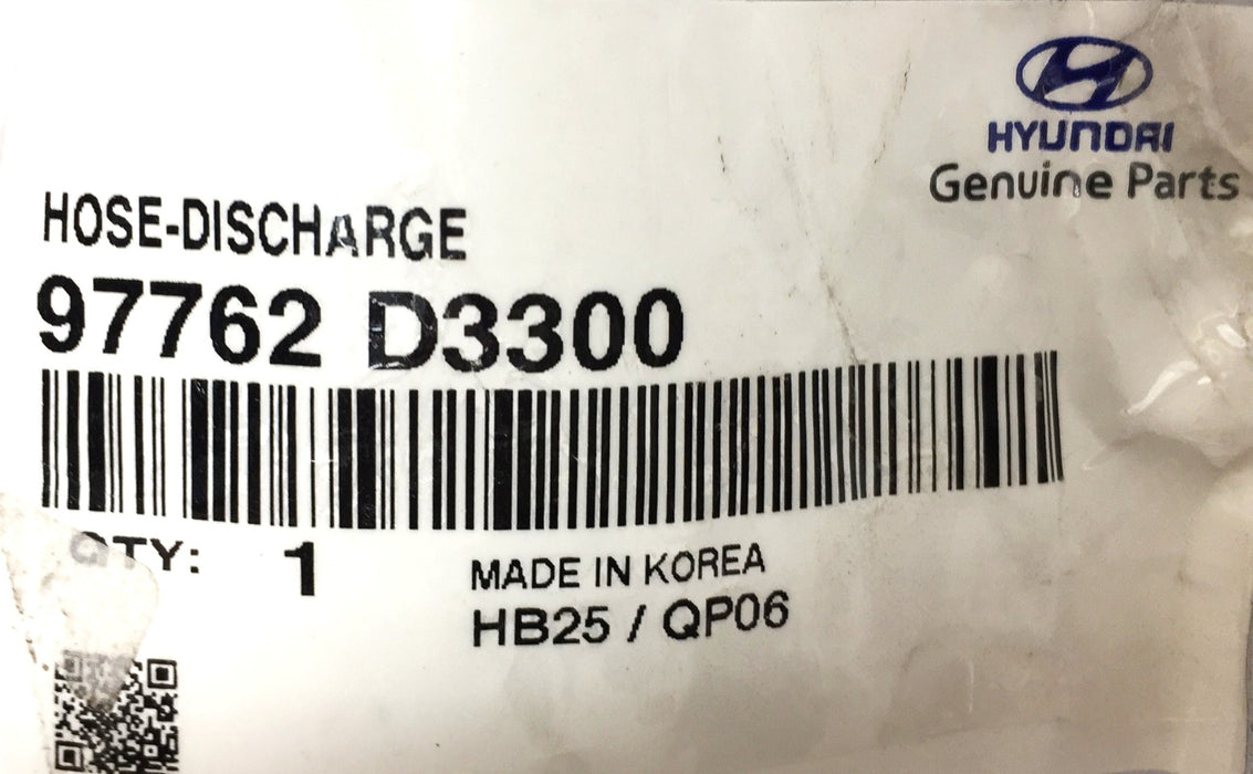 Hyundai Discharge Hose 97762-D3300 (97762D3300) NOS