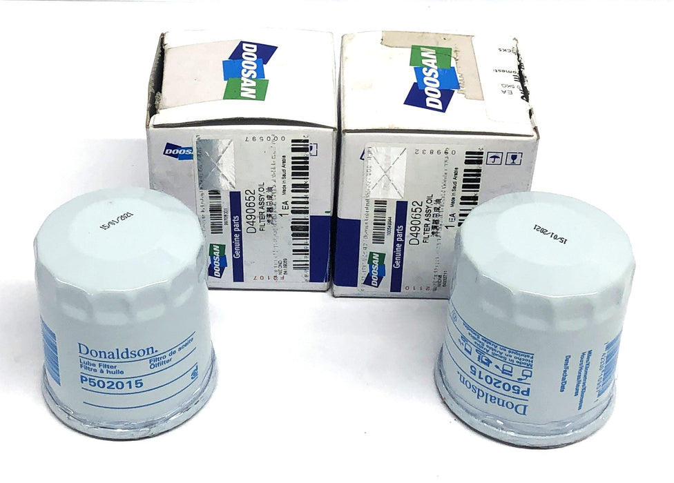 Donaldson Oil Filter For Doosan P502015 (D490652) [Lot of 2] NOS