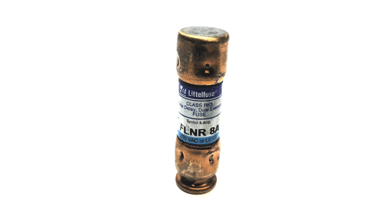 Littelfuse Time Delay Duel Element Fuse FLNR 8A [Lot of 10] NOS