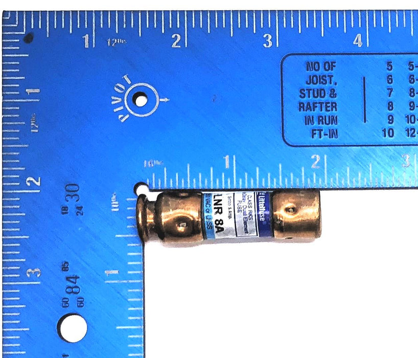 Littelfuse Time Delay Duel Element Fuse FLNR 8A [Lot of 10] NOS