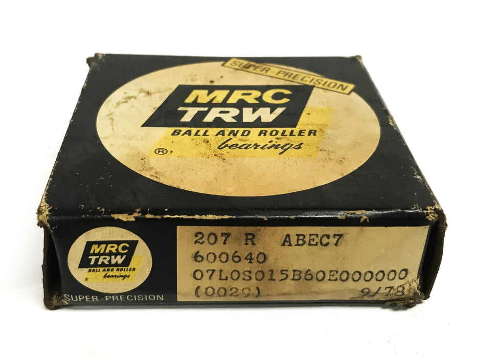 MRC Angular Contact Ball Bearing 207R-ABEC7 NOS