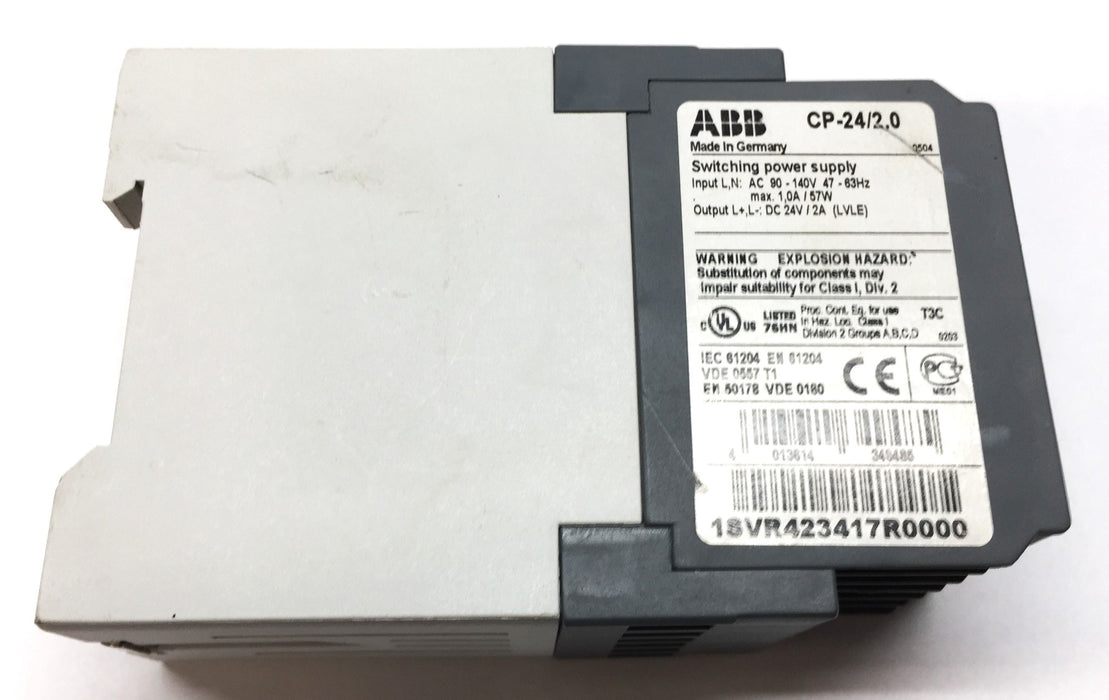 ABB CP-24/2.0 Switching Power Supply 1SVR423417R1000 USED