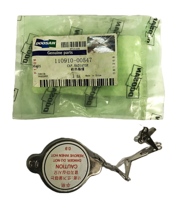 Doosan Daewoo Forklift Radiator Cap 110910-00547 NOS