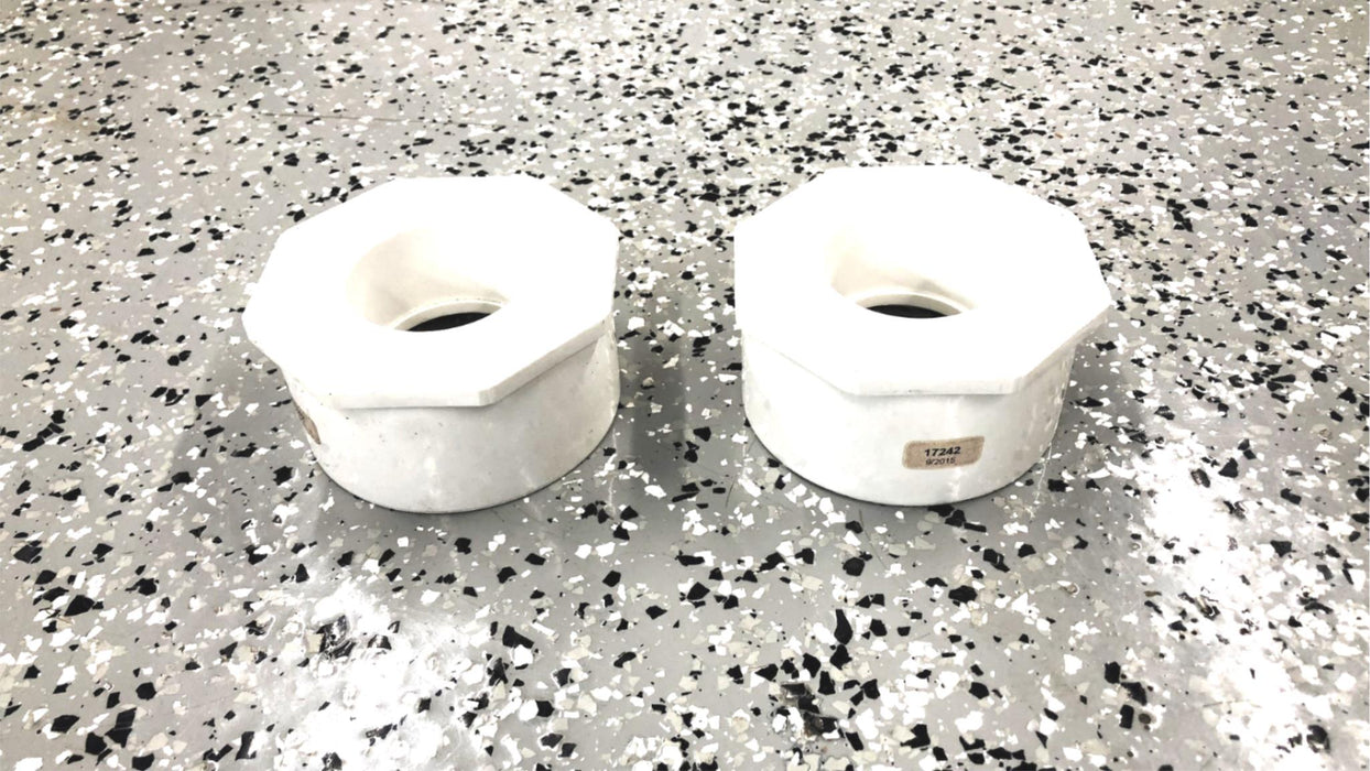 Charlotte 4" x 2" SCH40 PVC Reducer Bushing 437-420 [Lot of 2] NOS