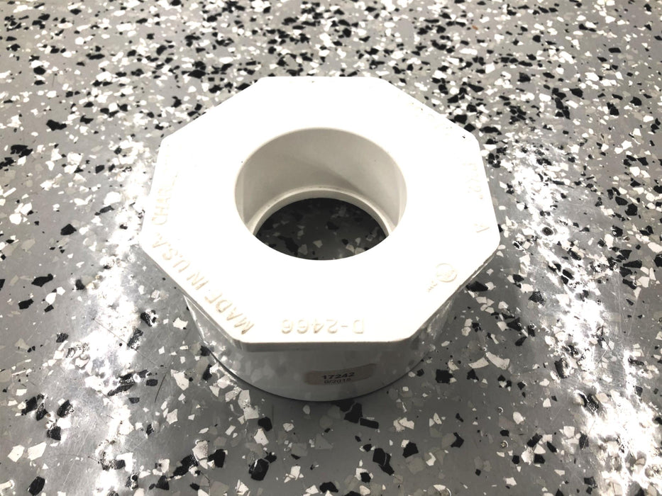 Charlotte 4" x 2" SCH40 PVC Reducer Bushing 437-420 [Lot of 2] NOS