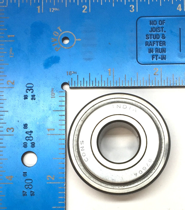 Cons Shielded Steel Roller Ball Bearing 87604 (No Box) NOS