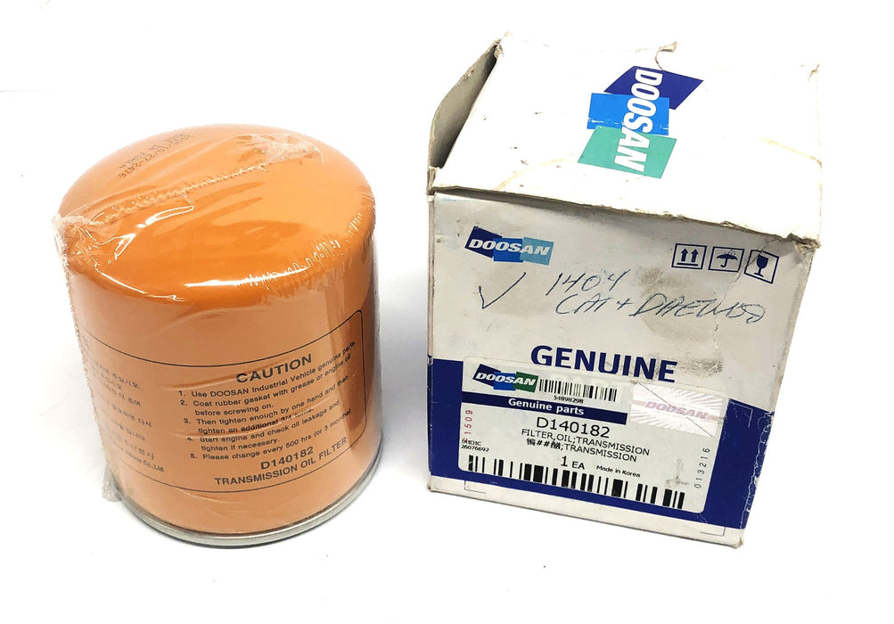 Doosan Oil Filter D140182 NOS
