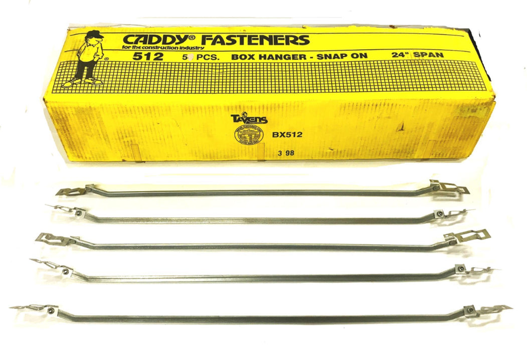 Erico Caddy Fasteners 24 inch Snap-on Box Hangers 512 [Lot of 5] NOS