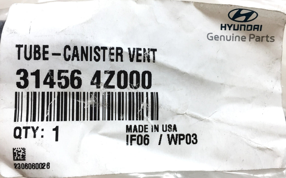 Hyundai Canister Vent Tube 31456 4Z000 (314564Z000) NOS