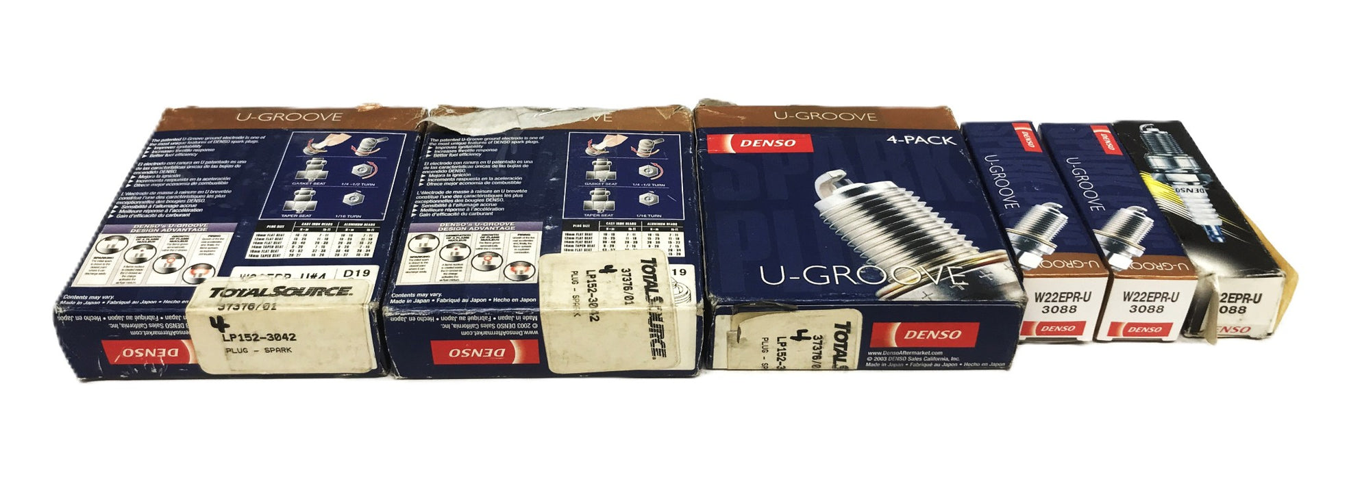 Denso U-Groove Spark Plug W22EPR-U-3088 [Lot of 15] NOS