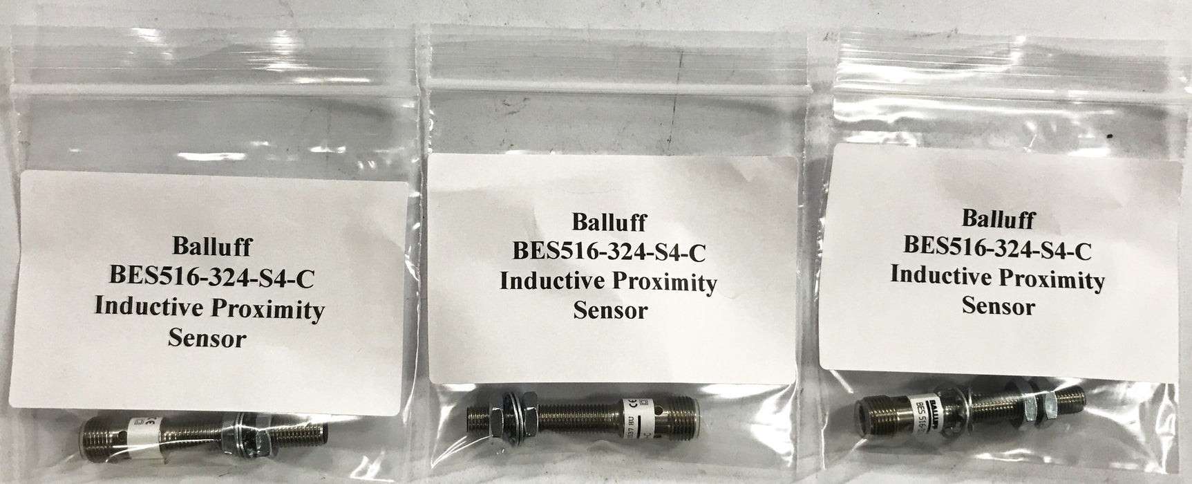 Balluff Inductive Proximity Sensor BES516-324-S4-C [Lot of 3] NOS