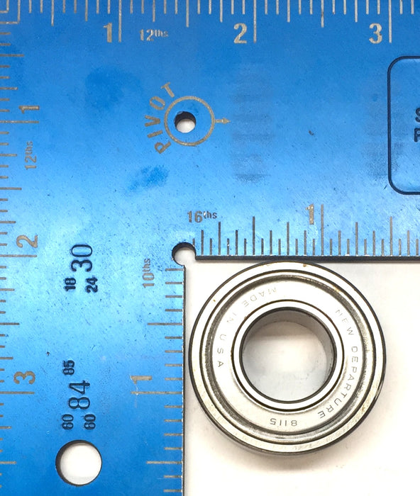New Departure One-Side Shielded Roller Ball Bearing 8115 NOS