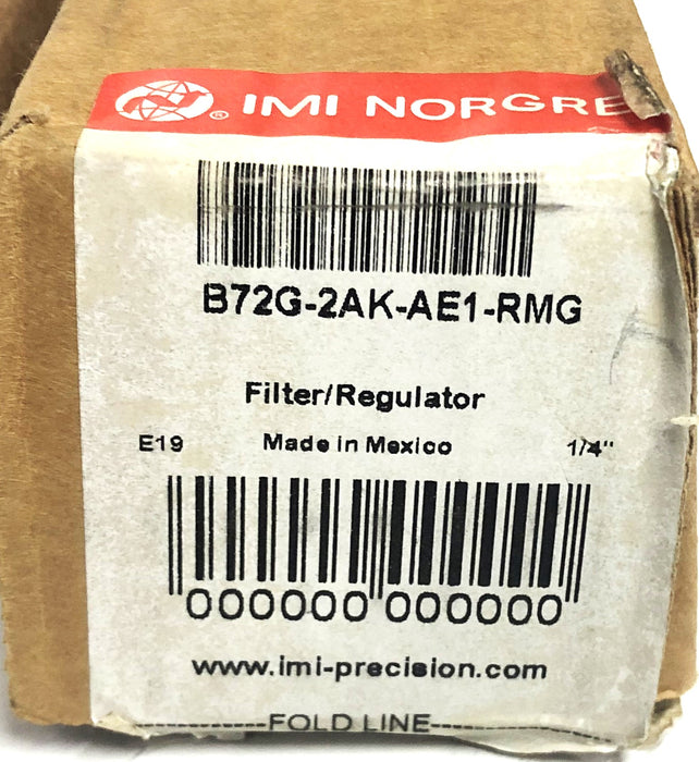 IMI Norgren Filter/Regulator B72G-2AK-AE1-RMG NOS