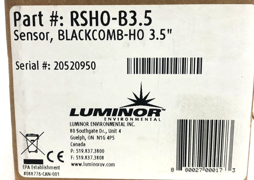 Luminor Blackcomb-HO 3.5 Inch Sensor RSHO-B3.5 NOS