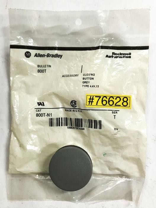 Allen-Bradley Grey Closing Button 800T-N1 [Lot of 5] NOS