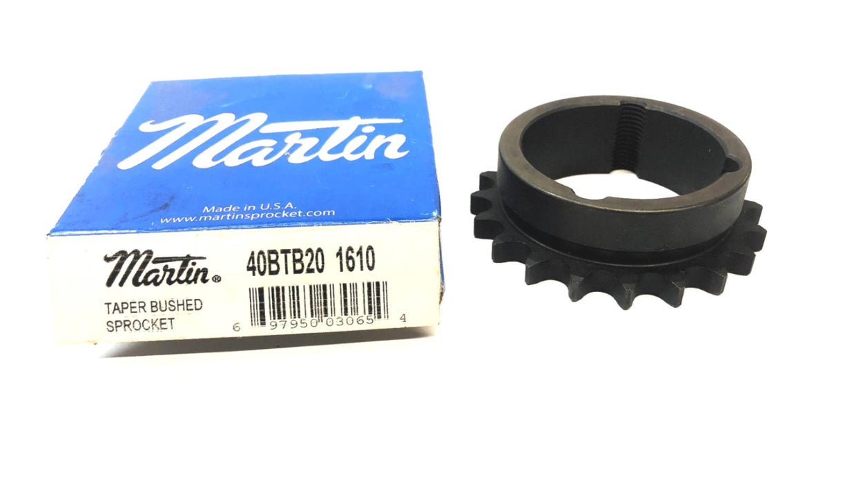 Martin Taper Bushed Sprocket 40BTB20-1610 NOS