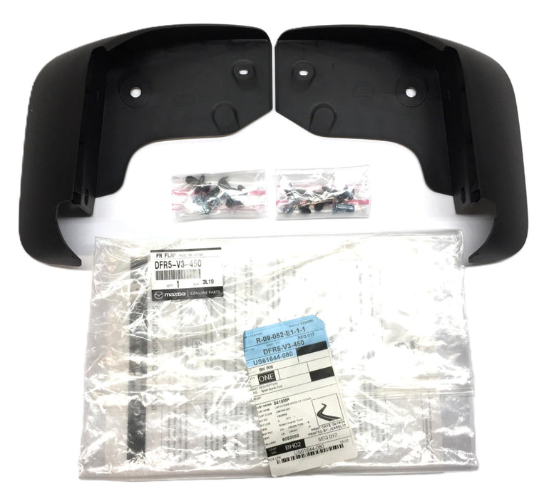 Mazda Black Splash Mud Guard Kit DFR5-V3-450 (DFR5V3450) NOS