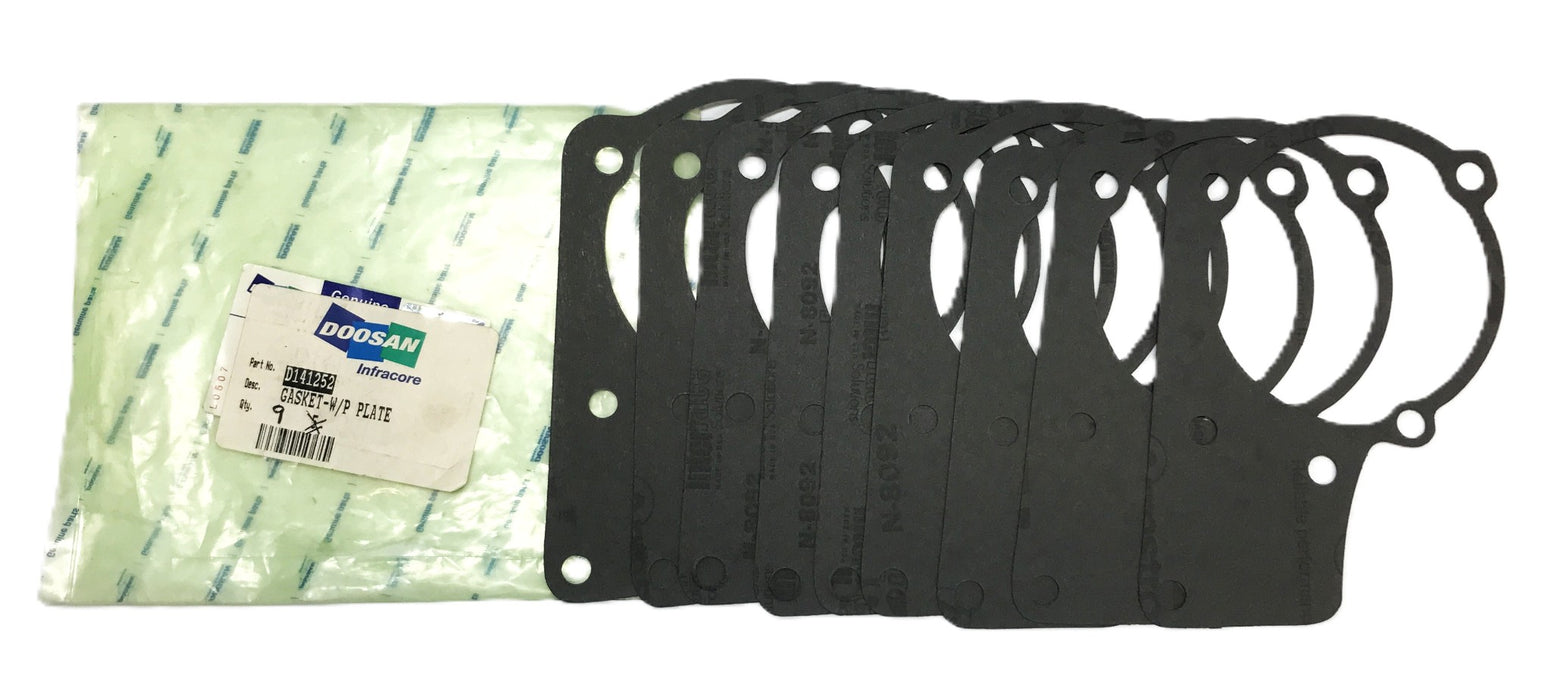 Doosan Daewoo Forklift Water Pump Plate Gasket D141252 [Lot of 9] NOS