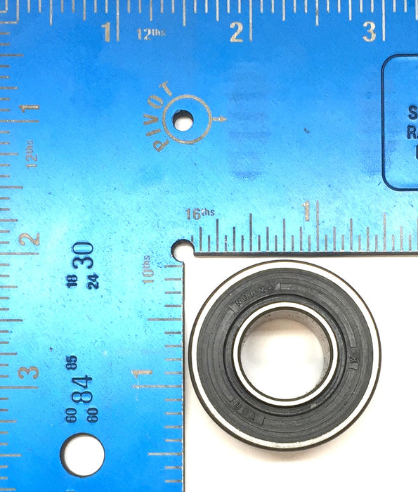 Norma Rubber Shielded Steel Roller Ball Bearing 88016 [Lot of 2] NOS