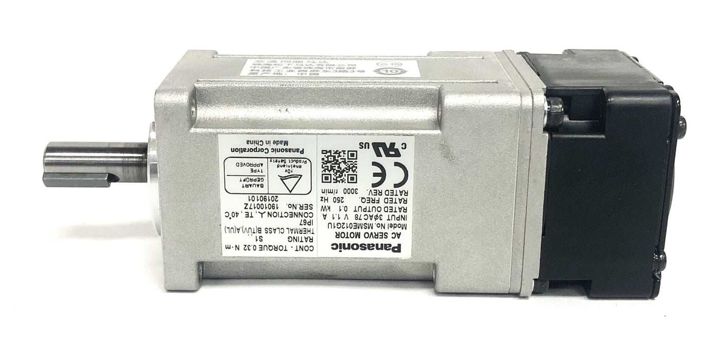 Panasonic AC Servo Motor MSME012G1U NOS